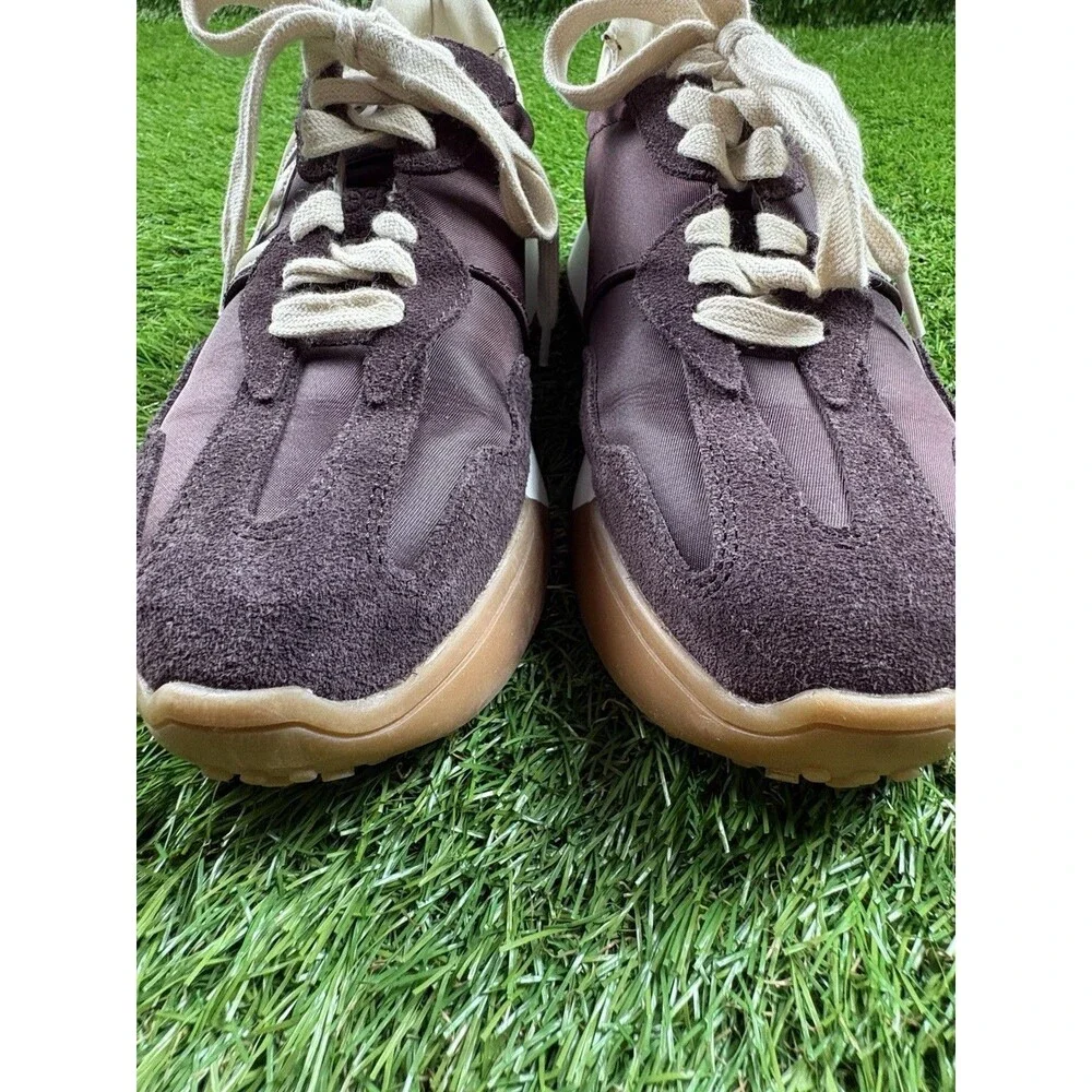 Women's Sam Edelman Langley Lace-Up Sneakers Brown, White Size 7
